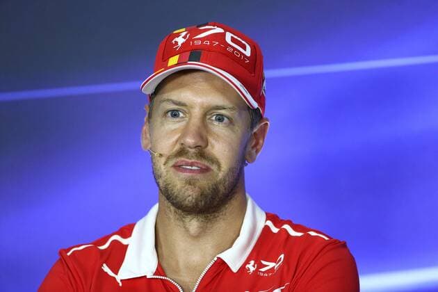 Sebastian Vettel (Scuderia Ferrari) in der Pressekonferenz, Grosser Preis von Italien 2017, Rennen, Motorsport, Formel 1, 31.08.2017, Monza Copyright: xNeisx Eibner-Pressefotox EP_ans