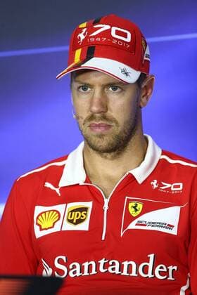 Sebastian Vettel (Scuderia Ferrari) in der Pressekonferenz, Grosser Preis von Italien 2017, Rennen, Motorsport, Formel 1, 31.08.2017, Monza Copyright: xNeisx Eibner-Pressefotox EP_ans