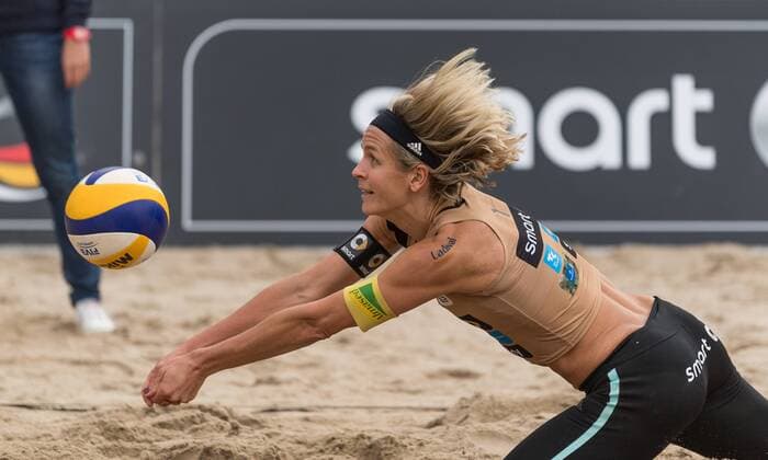 Bilder des Tages - SPORT Deutsche smart Beach-Volleyball Meisterschaften Timmendorfer-Strand am 31.08.2017 Kira Walkenhorst (Hamburger SV); Deutsche smart Beach-Volleyball Meisterschaften am 31.08.2017, Ahmann-Hager-Arena, Timmendorfer-Strand. xPWx