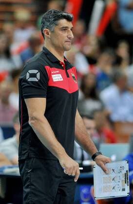 2017.08.31 Katowice Siatkowka mezczyzn Lotto Mistrzostwa Europy 2017 Lotto Eurovolley 2017 Niemcy - Czechy N z Giani Andrea team coach of Germany Foto Rafal Rusek PressFocus NEWSPIX.PL 2017.08.31 Katowice European Men s Volleyball Championships 2017 Germany - Czech Republic Giani Andrea team coach of Germany Credit: Rafal Rusek PressFocus --- Newspix.pl  20170831PF_RR039