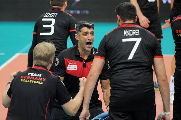 2017.08.31 Katowice Siatkowka mezczyzn Lotto Mistrzostwa Europy 2017 Lotto Eurovolley 2017 Niemcy - Czechy N z Giani Andrea team coach of Germany Foto Rafal Rusek PressFocus NEWSPIX.PL 2017.08.31 Katowice European Men s Volleyball Championships 2017 Germany - Czech Republic Giani Andrea team coach of Germany Credit: Rafal Rusek PressFocus --- Newspix.pl  20170831PF_RR077