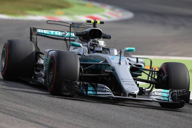 01.09.2017- Free Practice 1, Valtteri Bottas (FIN) Mercedes AMG F1 W08 Italian Grand Prix, Monza 31 August - 03 September 2017 01.09.2017- Free Practice 1, Valtteri Bottas (FIN) Mercedes AMG F1 W08 
