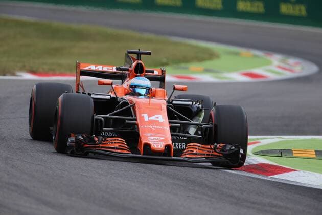 01.09.2017- Free Practice 1, Fernando Alonso (ESP) McLaren Honda MCL32 Italian Grand Prix, Monza 31 August - 03 September 2017 01.09.2017- Free Practice 1, Fernando Alonso (ESP) McLaren Honda MCL32 