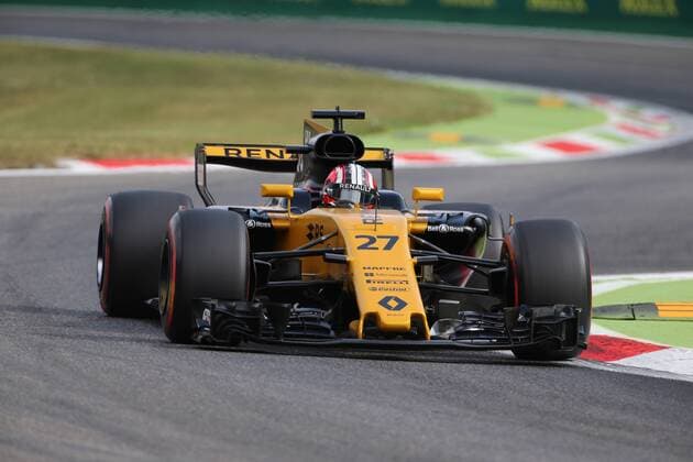 01.09.2017- Free Practice 1, Nico Hulkenberg (GER) Renault F1 Team RS17 Italian Grand Prix, Monza 31 August - 03 September 2017 01.09.2017- Free Practice 1, Nico Hulkenberg (GER) Renault Sport F1 Team RS17 