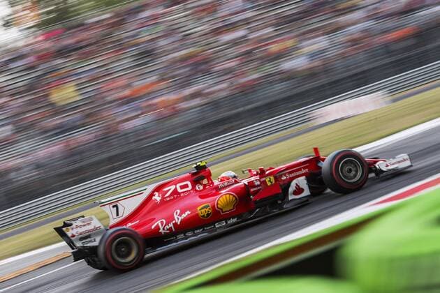 Motorsports: FIA Formula One World Championship WM Weltmeisterschaft 2017, Grand Prix of Italy, 7 Kimi Raikkonen (FIN, Scuderia Ferrari), Monza Italy xHOCHxZWEIx