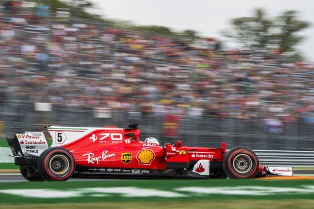 Motorsports: FIA Formula One World Championship WM Weltmeisterschaft 2017, Grand Prix of Italy, 5 Sebastian Vettel (GER, Scuderia Ferrari), Monza Italy xHOCHxZWEIx