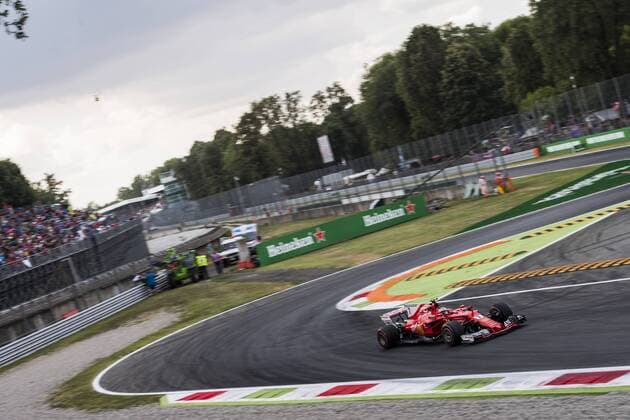 Motorsports: FIA Formula One World Championship WM Weltmeisterschaft 2017, Grand Prix of Italy, 7 Kimi Raikkonen (FIN, Scuderia Ferrari), Monza Italy xHOCHxZWEIx