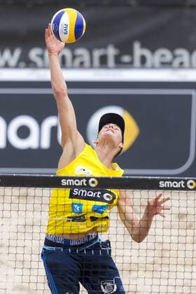 Max Betzien. Bergmann Harms vs Betzien Ehlers, Deutsche smart Beach-Volleyball Meisterschaften 2017, 01.09.17, 01.09.17 Timmendorfer Strand Schleswig-Holstein Germany Ahmann-Hager-Arena Copyright: xAgentur54Gradx xFelixxKoenigx