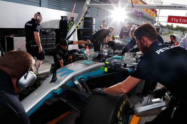 Motorsports: FIA Formula One World Championship WM Weltmeisterschaft 2017, Grand Prix of Italy, 77 Valtteri Bottas (FIN, Mercedes AMG Petronas F1 Team), Monza Italy xHOCHxZWEIx