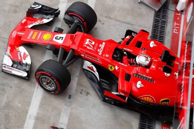 Motorsports: FIA Formula One World Championship WM Weltmeisterschaft 2017, Grand Prix of Italy, 5 Sebastian Vettel (GER, Scuderia Ferrari), Monza Italy xHOCHxZWEIx