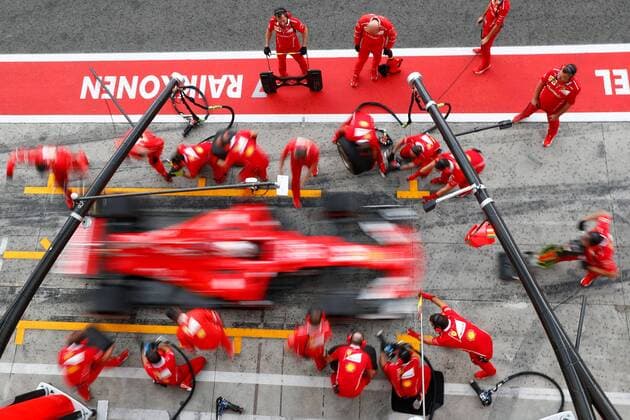 Motorsports: FIA Formula One World Championship WM Weltmeisterschaft 2017, Grand Prix of Italy, 5 Sebastian Vettel (GER, Scuderia Ferrari), Monza Italy xHOCHxZWEIx