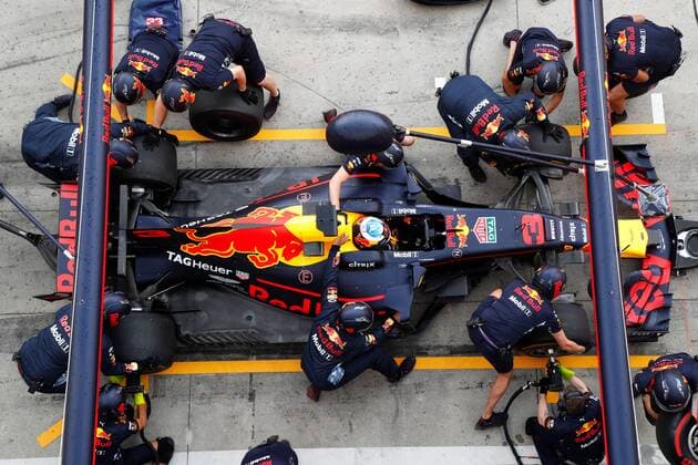 Motorsports: FIA Formula One World Championship WM Weltmeisterschaft 2017, Grand Prix of Italy, 3 Daniel Ricciardo (AUS, Red Bull Racing), Monza Italy xHOCHxZWEIx