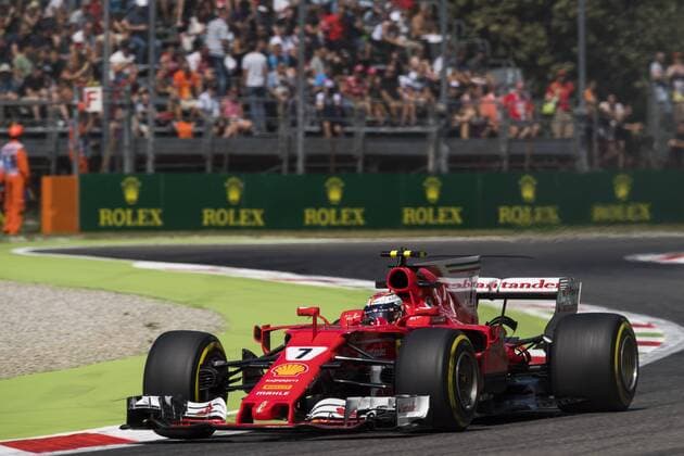 Motorsports: FIA Formula One World Championship WM Weltmeisterschaft 2017, Grand Prix of Italy, 7 Kimi Raikkonen (FIN, Scuderia Ferrari), Monza Italy xHOCHxZWEIx