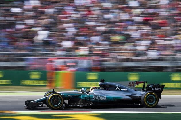 Motorsports: FIA Formula One World Championship WM Weltmeisterschaft 2017, Grand Prix of Italy, 44 Lewis Hamilton (GBR, Mercedes AMG Petronas F1 Team), Monza Italy xHOCHxZWEIx