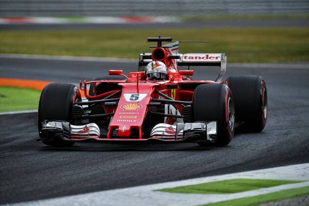 Sebastian Vettel, Scuderia Ferrari, formula 1 GP, Italien in Monza, 01.09.2017 Photo:mspb Brioschi Not for Italy Sebastian Vettel, formula 1 GP, Italien