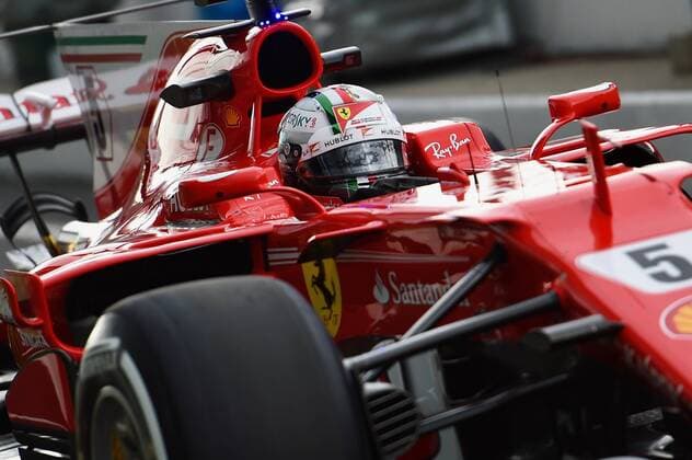 Sebastian Vettel (GER 5), Scuderia Ferrari, Grosser Preis von Italien 2017, 2tes freies Training, Motorsport, Formel 1, 01.09.2017, Monza Copyright: xAndre Eibner-Pressefotox EP_JAE