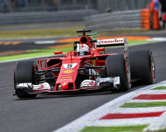 Sebastian Vettel, Scuderia Ferrari, formula 1 GP, Italien in Monza, 01.09.2017 Photo:mspb Brioschi Not for Italy Sebastian Vettel, formula 1 GP, Italien