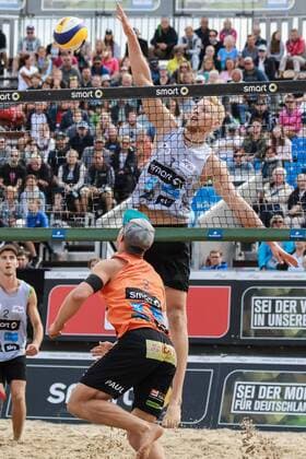 Timmendorfer Strand, 01. September 2017 Beachvolleyball, Smart Beach Tour, Deutsche Beachvolleyball-Meisterschaft 2017: Tim Holler