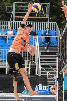 Timmendorfer Strand, 01. September 2017 Beachvolleyball, Smart Beach Tour, Deutsche Beachvolleyball-Meisterschaft 2017: Jonas Schröder
