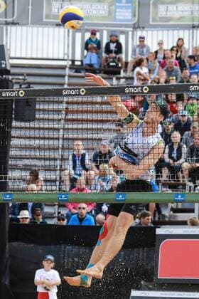 Timmendorfer Strand, 01. September 2017 Beachvolleyball, Smart Beach Tour, Deutsche Beachvolleyball-Meisterschaft 2017: Clemens Wickler