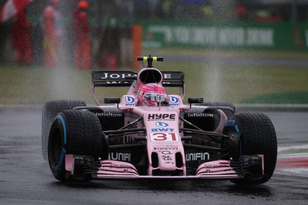 02.09.2017- Free practice 3, Esteban Ocon (FRA) Sahara Force India F1 VJM10 Italian Grand Prix, Monza 31 August - 03 September 2017 02.09.2017- Free practice 3, Esteban Ocon (FRA) Sahara Force India F1 VJM10 