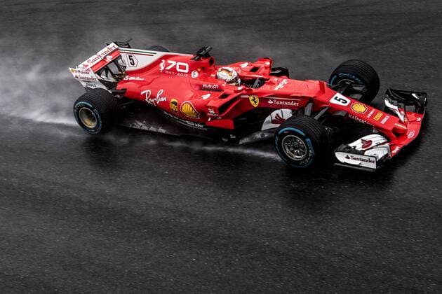 Motorsports: FIA Formula One World Championship WM Weltmeisterschaft 2017, Grand Prix of Italy, 5 Sebastian Vettel (GER, Scuderia Ferrari), Monza Italy xHOCHxZWEIx