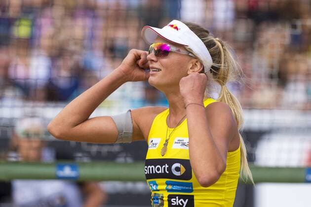 Margarete Kozuch. Bieneck Schneider vs Borger Kozuch, Spiel um Platz 3, Deutsche smart Beach-Volleyball Meisterschaften 2017, 02.09.17 Timmendorfer Strand Schleswig-Holstein Germany Ahmann-Hager-Arena Copyright: xAgentur54Gradx xFelixxKoenigx