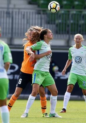 6 Lena Lattwein (Hoffenheim), Sara Bjoerk Gunnarsdottir (VfL Wolfsburg)