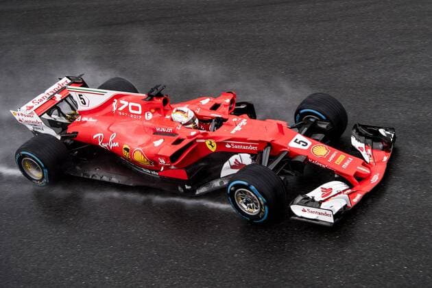 Motorsports: FIA Formula One World Championship WM Weltmeisterschaft 2017, Grand Prix of Italy, 5 Sebastian Vettel (GER, Scuderia Ferrari), Monza Italy xHOCHxZWEIx