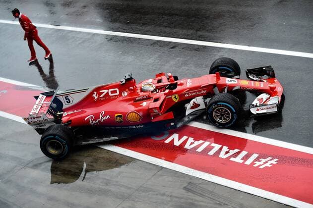 Sebastian Vettel (GER 5), Scuderia Ferrari, Grosser Preis von Italien 2017, Qualifying, Motorsport, Formel 1, 02.09.2017, Monza Copyright: xAndre Eibner-Pressefotox EP_JAE