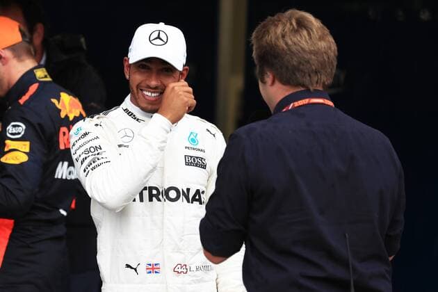 2nd September 2017, Autodromo Nazionale Monza, Monza; Italian Grand Prix, Saturday Qualifying Session; Lewis Hamilton - Mercedes AMG Petronas F1 W08 EQ Energy+ takes pole ahead of tomorrows race xOctanex  ActionPlus11924819
