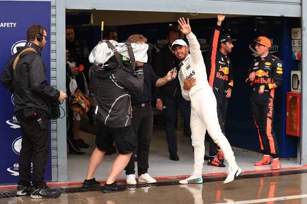 2nd September 2017, Autodromo Nazionale Monza, Monza; Italian Grand Prix, Saturday Qualifying Session; Lewis Hamilton - Mercedes AMG Petronas F1 W08 EQ Energy+ takes pole ahead of tomorrows race xOctanex  ActionPlus11924825