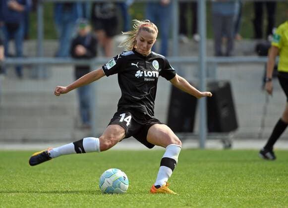 03.09.2017, xblx, Fussball 1.Bundesliga Damen, 1. FFC Frankfurt - 1. FC Koeln, emspor v.l. Jackie Groenen (1.FFC Frankfurt) Goal scored, Tor zum 2:0 Frankfurt am Main