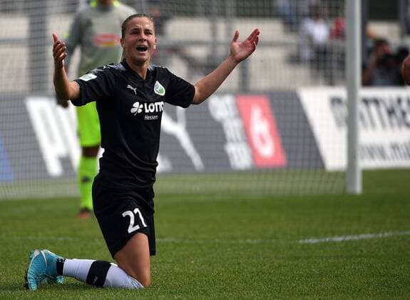 03.09.2017, xblx, Fussball 1.Bundesliga Damen, 1. FFC Frankfurt - 1. FC Koeln, emspor v.l. Ana-Maria Crnogorcevic (1.FFC Frankfurt) Frankfurt am Main