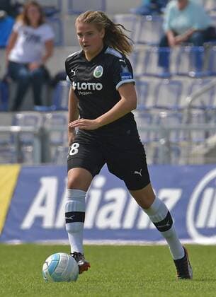 03.09.2017, xblx, Fussball 1.Bundesliga Damen, 1. FFC Frankfurt - 1. FC Koeln, emspor v.l. Lisa Ebert (1.FFC Frankfurt) Frankfurt am Main