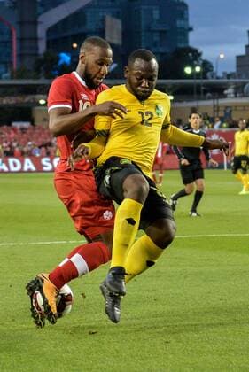 September 3, 2017 - Toronto, Ontario, Canada - David Junior Hoilett 10 and Binns 12 during the Canada-Jamaica MenÃ¢â‚¬â ¢s International Friendly Länderspiel match at BMO Field in Toronto, Canada, on 2 September 2017. Canada-Jamaica Men™s International Friendly match  - ZUMAn230 20170903_zaa_n230_060 Copyright: xAnatoliyxCherkasovx