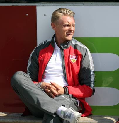 SG Sonnenhof Großaspach - VfB Stuttgart Deutschland, Stuttgart, 03.09.2017, 1. Fussball-Bundesliga, Saison 2017 2018, Testspiel, SG Sonnenhof Großaspach - VfB Stuttgart: Andreas Beck (VfB Stuttgart).