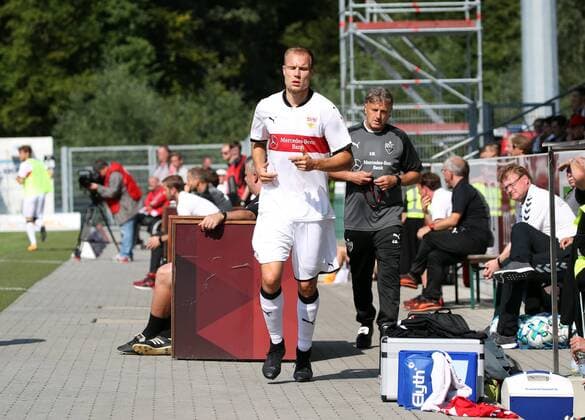 SG Sonnenhof Großaspach - VfB Stuttgart Deutschland, Stuttgart, 03.09.2017, 1. Fussball-Bundesliga, Saison 2017 2018, Testspiel, SG Sonnenhof Großaspach - VfB Stuttgart: Holger Badstuber (VfB Stuttgart).