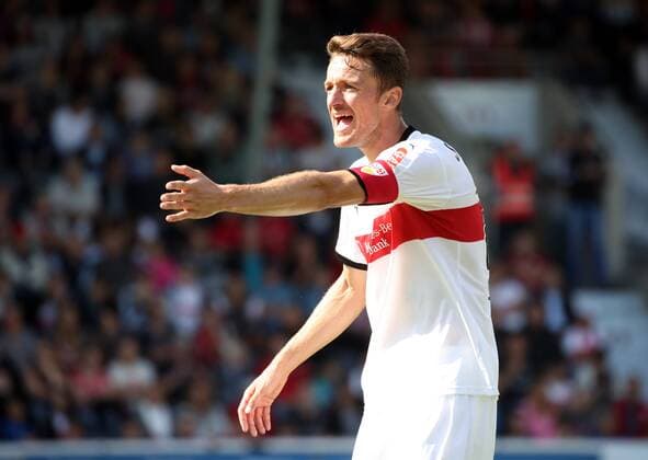 SG Sonnenhof Großaspach - VfB Stuttgart Deutschland, Stuttgart, 03.09.2017, 1. Fussball-Bundesliga, Saison 2017 2018, Testspiel, SG Sonnenhof Großaspach - VfB Stuttgart: Christian Gentner (VfB Stuttgart).