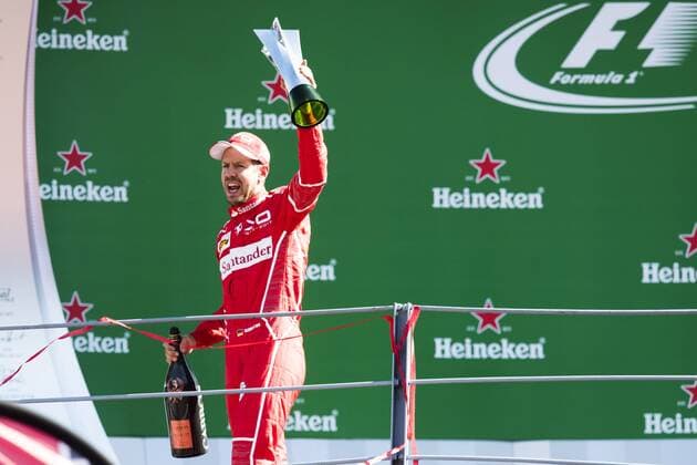 Motorsports: FIA Formula One World Championship WM Weltmeisterschaft 2017, Grand Prix of Italy, 5 Sebastian Vettel (GER, Scuderia Ferrari), Monza Italy xHOCHxZWEIx