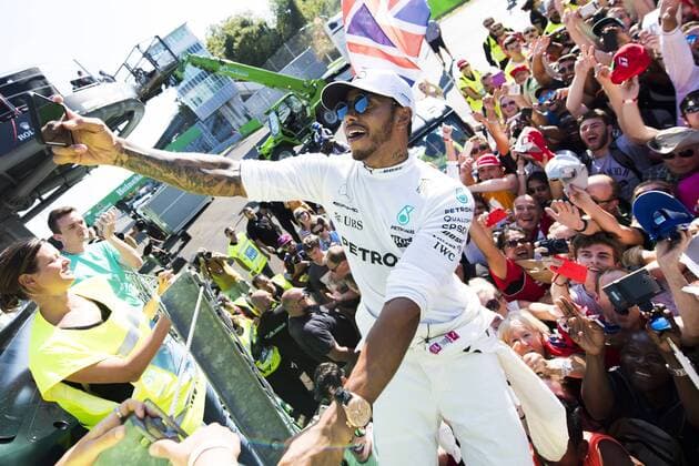 Motorsports: FIA Formula One World Championship WM Weltmeisterschaft 2017, Grand Prix of Italy, 44 Lewis Hamilton (GBR, Mercedes AMG Petronas F1 Team), Monza Italy xHOCHxZWEIx