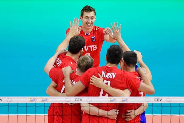 2017.09.03 Krakow Siatkowka mezczyzn Lotto Mistrzostwa Europy 2017 Final: Niemcy - Rosja N z Dmitrii Volkov of Russia Foto Lukasz Laskowski PressFocus 2017.09.03 Szczecin European Men s Volleyball Championships 2017 Final: Germany vs. Russia Dmitrii Volkov of Russia Credit: Lukasz Laskowski PressFocus NEWSPIX.PL --- Newspix.pl FRANCE OUT!  20170903_LUK_152