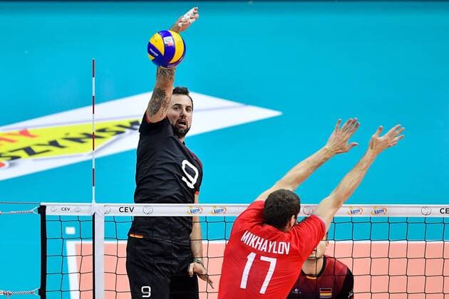 2017.09.03 Krakow Siatkowka mezczyzn Lotto Mistrzostwa Europy 2017 Final: Niemcy - Rosja N z Gyorgy Grozer of Germany Foto Lukasz Laskowski PressFocus 2017.09.03 Szczecin European Men s Volleyball Championships 2017 Final: Germany vs. Russia Gyorgy Grozer of Germany Credit: Lukasz Laskowski PressFocus NEWSPIX.PL --- Newspix.pl FRANCE OUT!  20170903_LUK_202