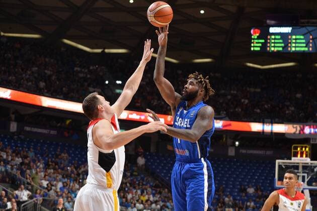 Israel: Eurobasket 2017 Group B Germany Vs Israel Richard Howel of Israel during Erurobasket Group B a game between Georgia vs Israel , Telaviv 03 09 2017  MichelexLongox xPacificxPress