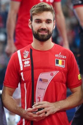 September 3, 2017 - Krakow, Poland - Lowie Stuer (BEL), best libero of the final match between Russia and Germany of the 2017 CEV Men s Volleyball European Championship EM Europameisterschaft at Tauron Arena in Krakow, Poland on September 3, 2017. Germany v Russia - European Volleyball Championship final  - ZUMAn230 20170903_zaa_n230_430 Copyright: xFotoxOlimpikx
