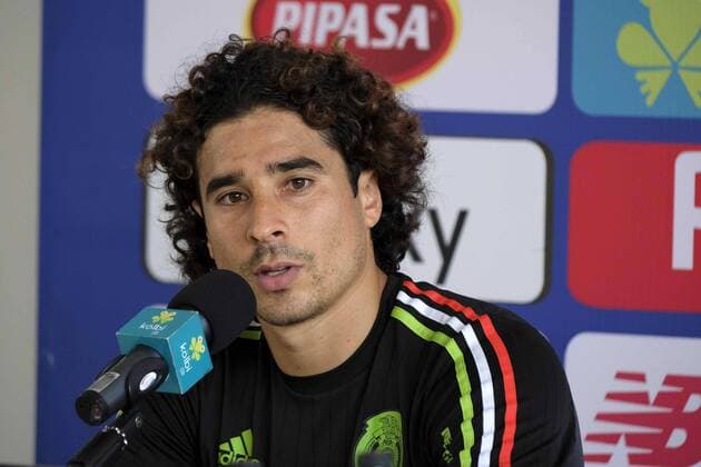 Mexico s goalkeeper Guillermo Ochoa delivers a press conference PK Pressekonferenz at the National Stadium in San Jose, Costa Rica, 04 September 2017. The national soccer team will face Costa Rica tomorrow for the Russia 2018 World Cup qualifiers. MEXICO S PRESS CONFERENCE IN SAN JOSE !ACHTUNG: NUR REDAKTIONELLE NUTZUNG!  Copyright: xJeffreyxArguedasx SJS002 20170904-636401610627815645