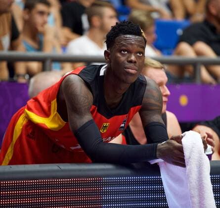 Basketball Tel Aviv 05.09.2017 Eurobasket 2017 Europameisterschaft der Herren Vorrunde Italien (ITA) - Deutschland (GER) Dennis Schröder Schroeder (Deutschland, No.17) Schröder