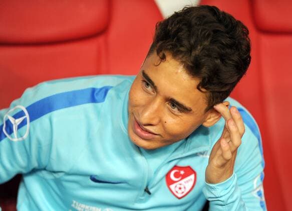 Emre Mor (Celta Vigo) of Turkey during Turkey - Crotia World Cup Qualifying Game at Eskisehir, Turkey, September 5th, 2017.  Copyright: HikmetxSaatci 15785406