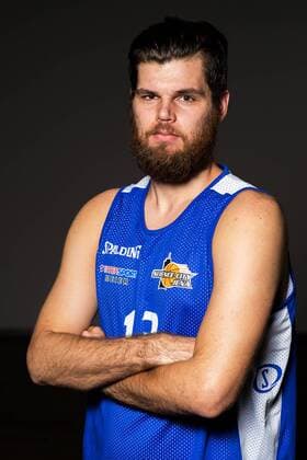 Science City Jena Mannschaft 2017 2018 easycredit BBL am 5. September 2017 Spieler Julius Wolf, Portait. Sparkassen Arena