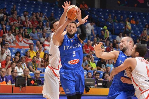 Israel: EuroBasket match between Georgia and Italy Marco Belinelli of Italy during Erurobasket Group B a game between Georgia vs Italy , Italy won 71 - 69 ,Telaviv 06 09 2017  MichelexLongox xPacificxPress